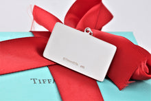 Load image into Gallery viewer, Tiffany &amp; Co. Silver ENGAGE, INSPIRE, SUCCEED Rectangle Charm Pendant
