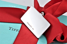 Load image into Gallery viewer, Tiffany &amp; Co. Silver ENGAGE, INSPIRE, SUCCEED Rectangle Charm Pendant
