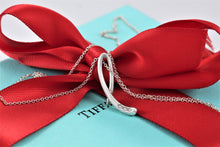 Load image into Gallery viewer, Tiffany &amp; Co. Elsa Peretti Silver Diamond Letter &quot;L&quot; Alphabet Necklace
