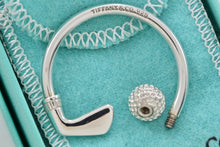 Load image into Gallery viewer, Tiffany &amp; Co. Silver Golf Club &amp; Ball Key Ring Keychain
