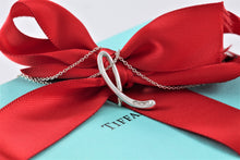 Load image into Gallery viewer, Tiffany &amp; Co. Elsa Peretti Silver Diamond Letter &quot;L&quot; Alphabet Necklace
