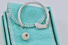 Load image into Gallery viewer, Tiffany &amp; Co. Silver Golf Club &amp; Ball Key Ring Keychain
