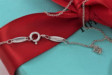 Load image into Gallery viewer, Tiffany &amp; Co. Elsa Peretti Silver Diamond Letter &quot;L&quot; Alphabet Necklace
