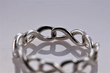 Load image into Gallery viewer, Tiffany &amp; Co. Infinity Silver Narrow Endless Ring Band Size 5
