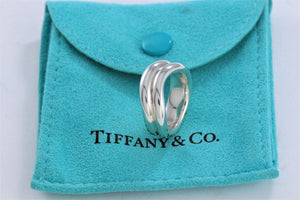 Tiffany & Co. Elsa Peretti Silver Doppio Ring