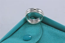 Load image into Gallery viewer, Tiffany &amp; Co. Elsa Peretti Silver Doppio Ring
