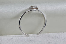 Load image into Gallery viewer, Sterling Silver Rose Enamel Inlay Small Flexible Band Ring
