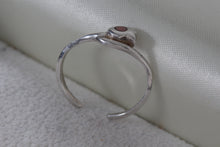 Load image into Gallery viewer, Sterling Silver Rose Enamel Inlay Small Flexible Band Ring
