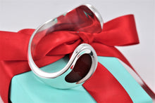 Load image into Gallery viewer, Tiffany &amp; Co. Elsa Peretti Silver Carnelian Thumbprint Cuff Bracelet
