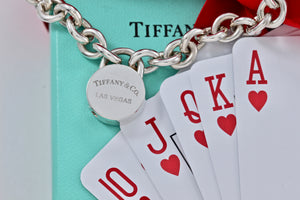Tiffany & Co. Silver Las Vegas Round Padlock Bracelet