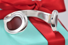 Load image into Gallery viewer, Tiffany &amp; Co. Elsa Peretti Silver Carnelian Thumbprint Cuff Bracelet
