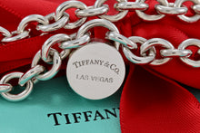 Load image into Gallery viewer, Tiffany &amp; Co. Silver Las Vegas Round Padlock Bracelet
