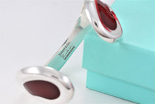 Load image into Gallery viewer, Tiffany &amp; Co. Elsa Peretti Silver Carnelian Thumbprint Cuff Bracelet
