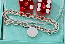 Load image into Gallery viewer, Tiffany &amp; Co. Silver Las Vegas Round Padlock Bracelet
