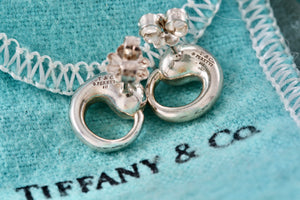 Tiffany & Co. Elsa Peretti Silver Eternal Circle Stud Earrings