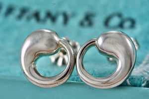 Tiffany & Co. Elsa Peretti Silver Eternal Circle Stud Earrings