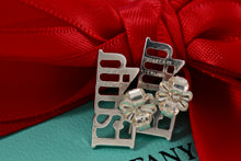 Load image into Gallery viewer, Tiffany &amp; Co. Silver Faith Earrings Rare
