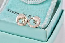 Load image into Gallery viewer, Tiffany &amp; Co. Elsa Peretti Silver Eternal Circle Stud Earrings
