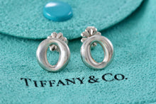 Load image into Gallery viewer, Tiffany &amp; Co. Elsa Peretti Silver Small Sevillana Stud Earrings
