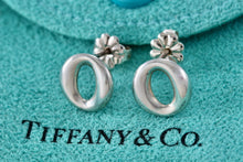 Load image into Gallery viewer, Tiffany &amp; Co. Elsa Peretti Silver Small Sevillana Stud Earrings
