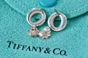 Tiffany & Co. Elsa Peretti Silver Small Sevillana Stud Earrings