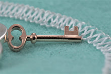 Load image into Gallery viewer, Please Return to Tiffany Silver Heart &amp; Mini Rubedo Key Charm Pendant
