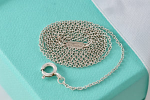 Tiffany & Co. Silver Standard Chain Necklace