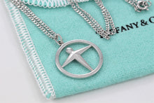 Load image into Gallery viewer, Tiffany &amp; Co. Silver Manpower Pendant 18&quot; Necklace
