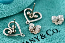 Load image into Gallery viewer, Tiffany &amp; Co. Paloma Picasso Venezia Silver Heart Stud Earrings
