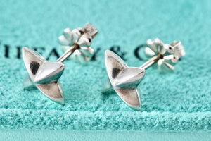 Tiffany & Co. Elsa Peretti Silver Sirius Star Stud Earrings