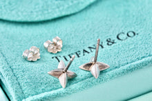 Load image into Gallery viewer, Tiffany &amp; Co. Elsa Peretti Silver Sirius Star Stud Earrings
