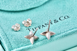 Tiffany & Co. Elsa Peretti Silver Sirius Star Stud Earrings