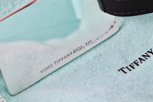 Load image into Gallery viewer, Tiffany &amp; Co. 1837 Silver Luggage Tag Black Leather Strap

