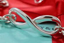Load image into Gallery viewer, Tiffany &amp; Co. Infinity Silver Large Heavy Link Bracelet

