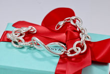 Load image into Gallery viewer, Tiffany &amp; Co. Infinity Silver Large Heavy Link Bracelet
