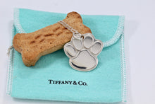 Load image into Gallery viewer, Tiffany &amp; Co. Silver Dog paw Necklace 1999
