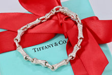 Load image into Gallery viewer, Tiffany &amp; Co. Nature Silver Bamboo Link Bracelet
