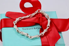 Load image into Gallery viewer, Tiffany &amp; Co. Nature Silver Bamboo Link Bracelet
