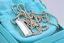 Load image into Gallery viewer, Tiffany &amp; Co. 1837 Silver Lanyard Pendant Beaded Chain Necklace
