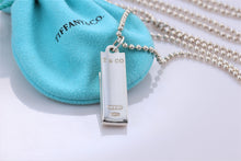 Load image into Gallery viewer, Tiffany &amp; Co. 1837 Silver Lanyard Pendant Beaded Chain Necklace
