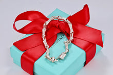 Load image into Gallery viewer, Tiffany &amp; Co. Nature Silver Bamboo Link Bracelet
