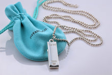 Load image into Gallery viewer, Tiffany &amp; Co. 1837 Silver Lanyard Pendant Beaded Chain Necklace
