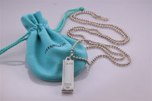 Load image into Gallery viewer, Tiffany &amp; Co. 1837 Silver Lanyard Pendant Beaded Chain Necklace

