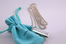 Load image into Gallery viewer, Tiffany &amp; Co. 1837 Silver Lanyard Pendant Beaded Chain Necklace

