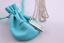 Load image into Gallery viewer, Tiffany &amp; Co. 1837 Silver Lanyard Pendant Beaded Chain Necklace

