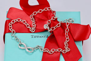 Tiffany & Co. Infinity Silver Link Necklace