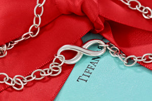 Tiffany & Co. Infinity Silver Link Necklace