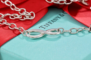 Tiffany & Co. Infinity Silver Link Necklace