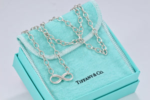 Tiffany & Co. Infinity Silver Link Necklace