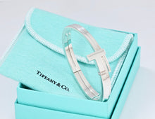 Load image into Gallery viewer, Tiffany &amp; Co. T Wrap Square Diamond Bangle Bracelet
